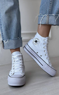 Converse Platform Beyaz