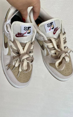 Dunk Swoosh Bej-Kahve