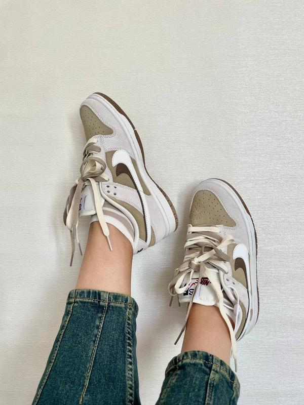 Dunk Swoosh Bej-Kahve