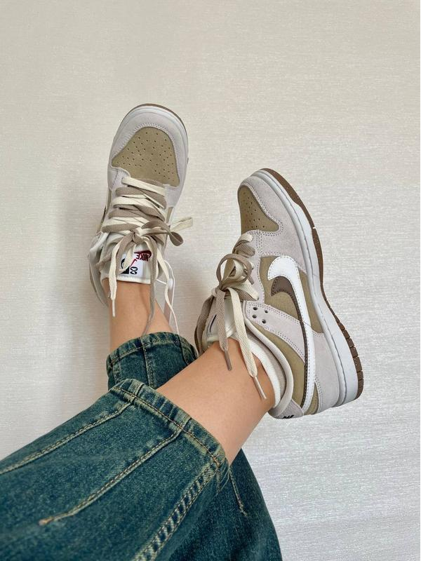 Dunk Swoosh Bej-Kahve