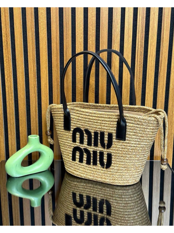 Miu Miu Hasır Çanta
