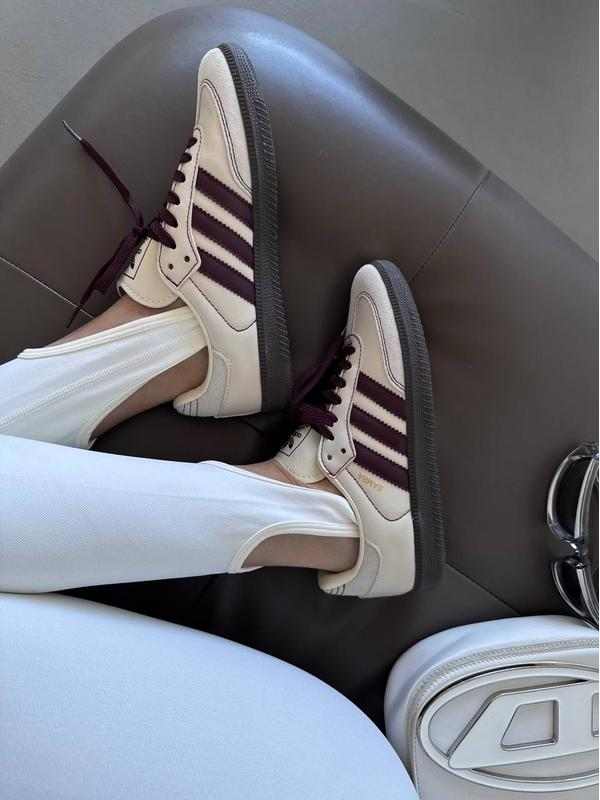 Adidas Samba Bej-Bordo Adidas Samba Bej-Bordo