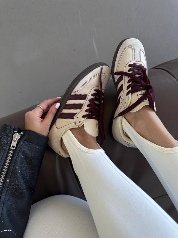 Adidas Samba Bej-Bordo Adidas Samba Bej-Bordo