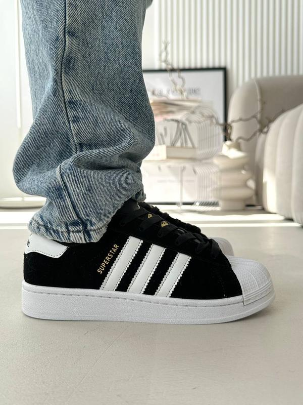 Adidas Superstar Nubuk Siyah Süet