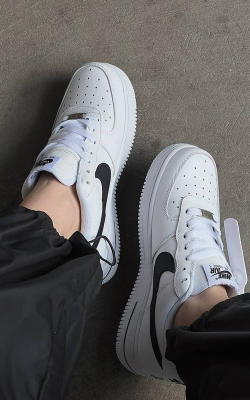 Nike AF-1 Spor Ayakkabı Beyaz-Siyah