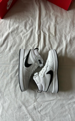 Nike Court Bot Siyah-Beyaz