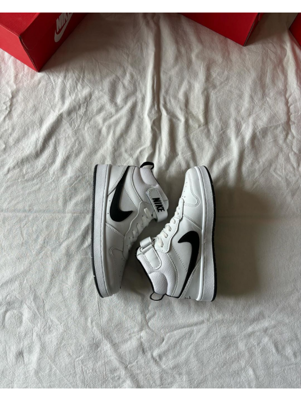 Nike Court Bot Siyah-Beyaz