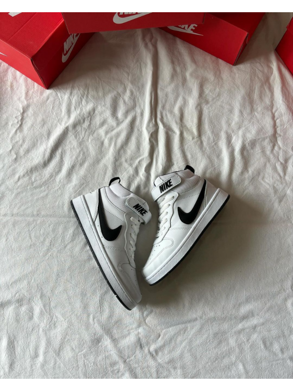 Nike Court Bot Siyah-Beyaz