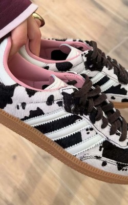 Adidas Samba Cow Print